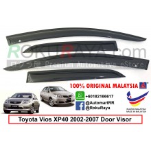 [ORIGINAL AG] Toyota Vios Orga NCP42 (1st Gen) 2002-2007 AG Door Visor Air Press Wind Deflector (Small 7cm Width)